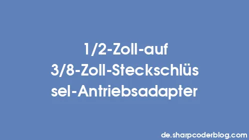 1/2-Zoll-auf 3/8-Zoll-Steckschlüssel-Antriebsadapter - Thumbnail