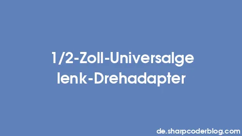 1/2-Zoll-Universalgelenk-Drehadapter - Thumbnail