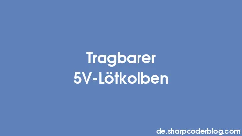 Tragbarer 5V-Lötkolben - Thumbnail
