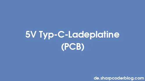 5V Typ-C-Ladeplatine (PCB) - Thumbnail