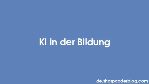 KI in der Bildung - Thumbnail