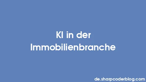 KI in der Immobilienbranche - Thumbnail