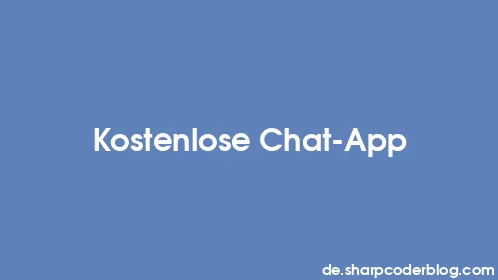 Kostenlose Chat-App - Thumbnail