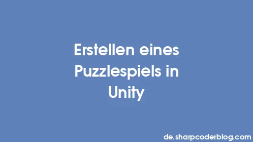 Erstellen eines Puzzlespiels in Unity - Thumbnail