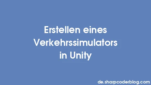 Erstellen eines Verkehrssimulators in Unity - Thumbnail