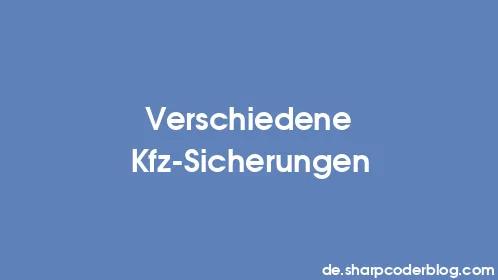 Verschiedene Kfz-Sicherungen - Thumbnail