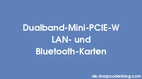 Dualband-Mini-PCIE-WLAN- und Bluetooth-Karten - Thumbnail