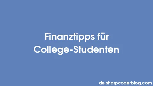 Finanztipps für College-Studenten - Thumbnail