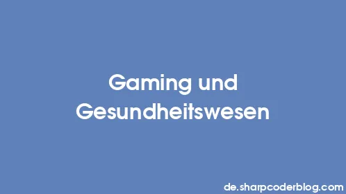 Gaming und Gesundheitswesen - Thumbnail