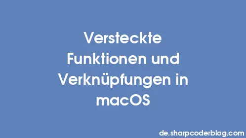 Versteckte Funktionen und Verknüpfungen in macOS - Thumbnail