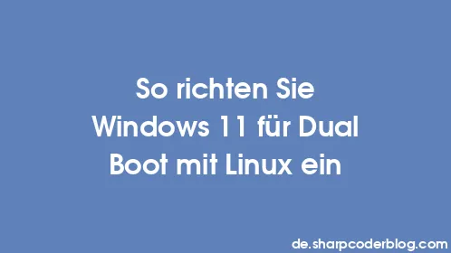 So richten Sie Windows 11 für Dual Boot mit Linux ein - Thumbnail