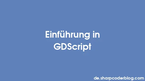 Einführung in GDScript - Thumbnail