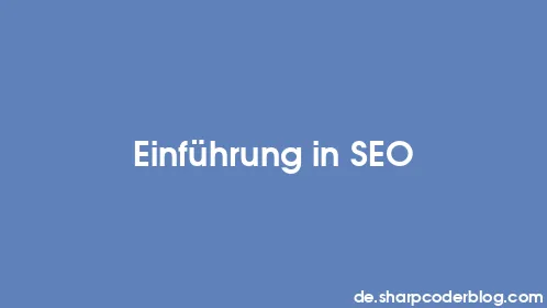 Einführung in SEO - Thumbnail