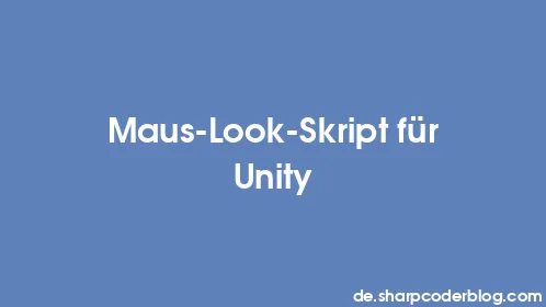 Maus-Look-Skript für Unity - Thumbnail