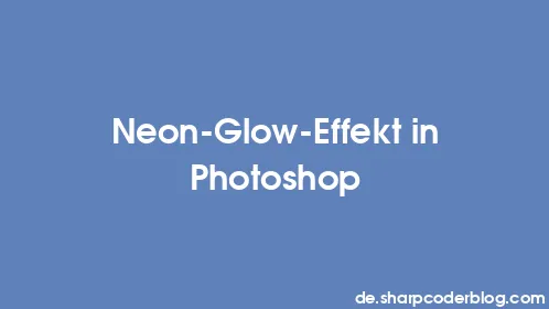 Neon-Glow-Effekt in Photoshop - Thumbnail