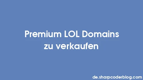 Premium LOL Domains zu verkaufen - Thumbnail