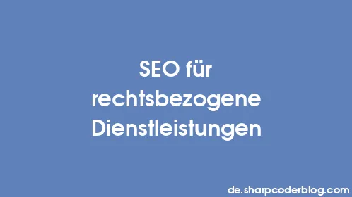 SEO für rechtsbezogene Dienstleistungen - Thumbnail