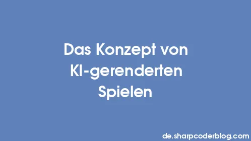Das Konzept von KI-gerenderten Spielen - Thumbnail
