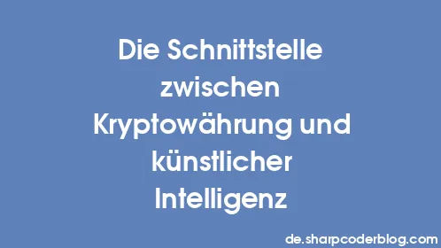 Die Schnittstelle zwischen Kryptowährung und künstlicher Intelligenz - Thumbnail