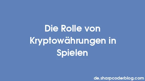 Die Rolle von Kryptowährungen in Spielen - Thumbnail