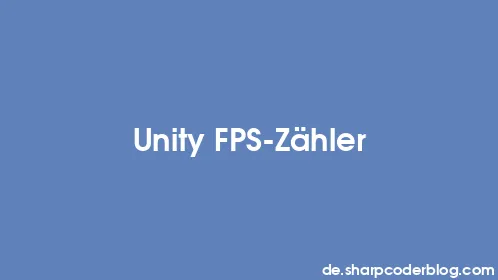 Unity FPS-Zähler - Thumbnail