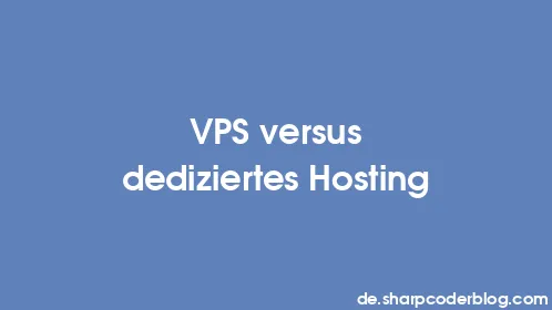 VPS versus dediziertes Hosting - Thumbnail