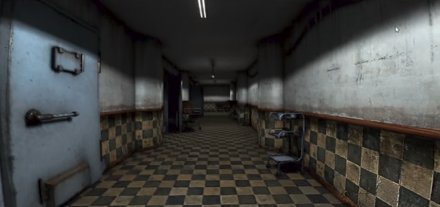 Paket „Verlassenes Krankenhaus“.