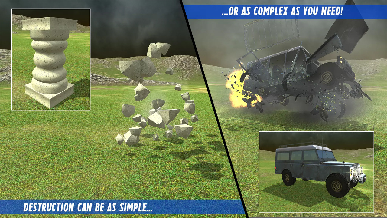 DestroyIt – Zerstörungssystem – Unity Asset Store-Paket.