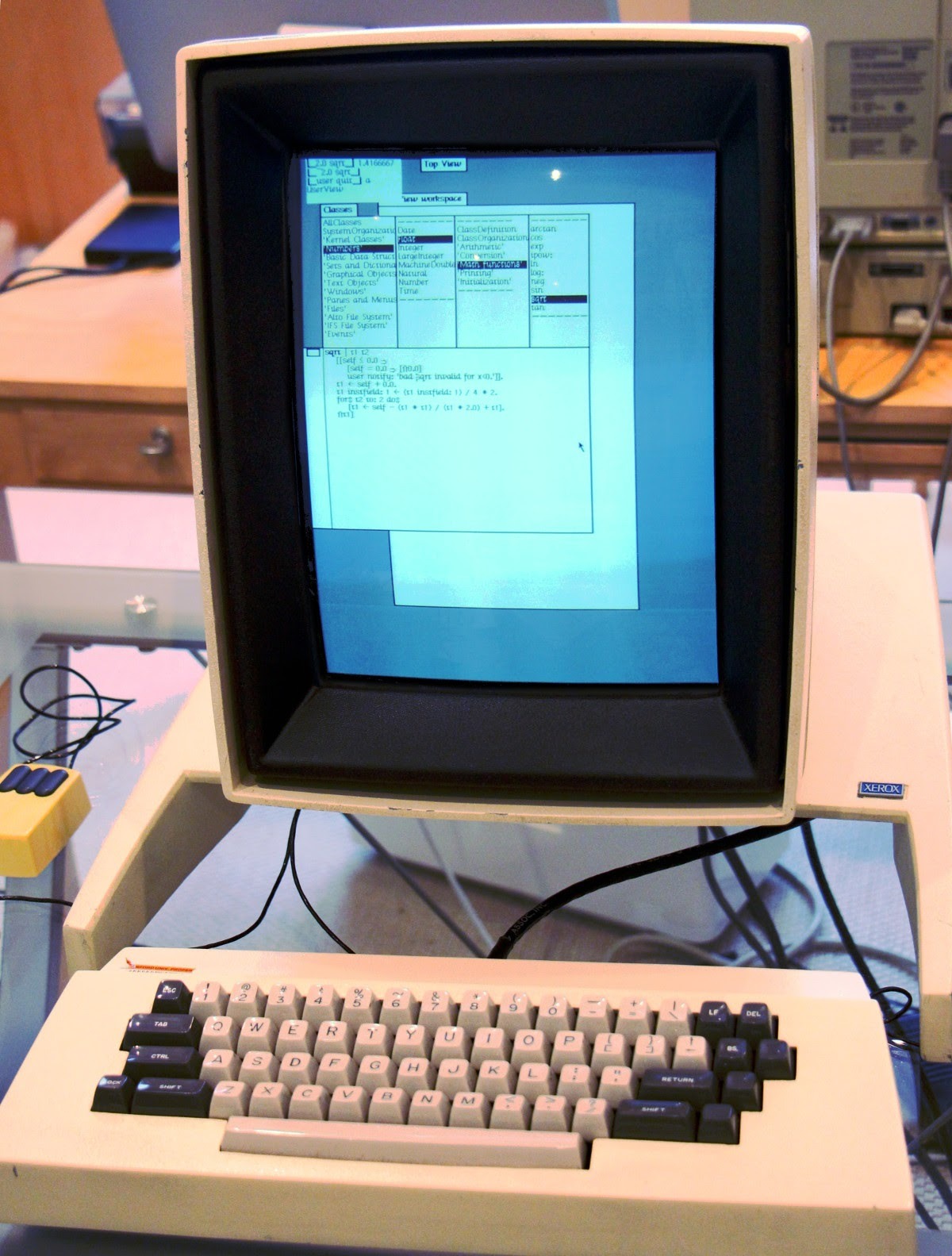 Der Xerox Alto-Computer (GUI/Hauptmenü-Demonstration)