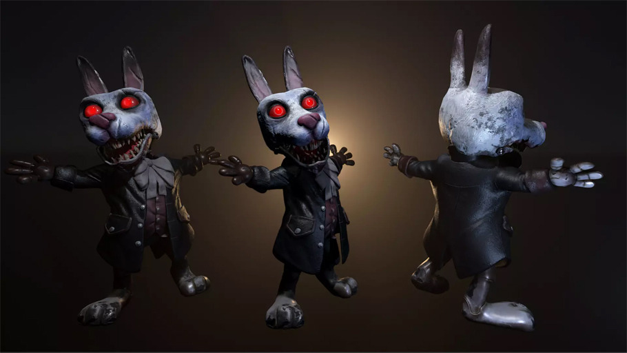 Animatronischer Charakter.