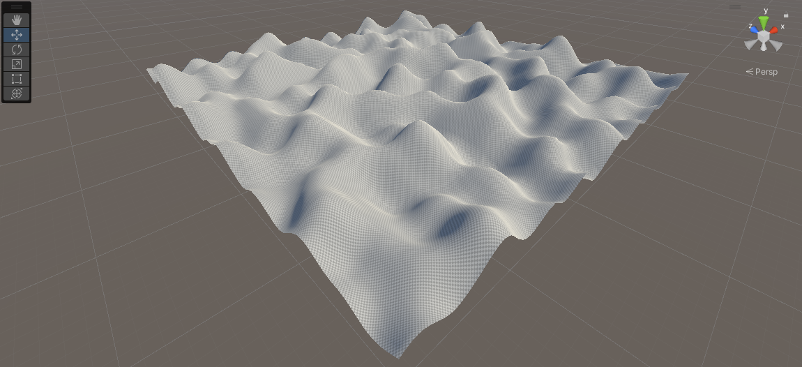 Unity Terrain-Generierung mit Perlin-Rauschen.